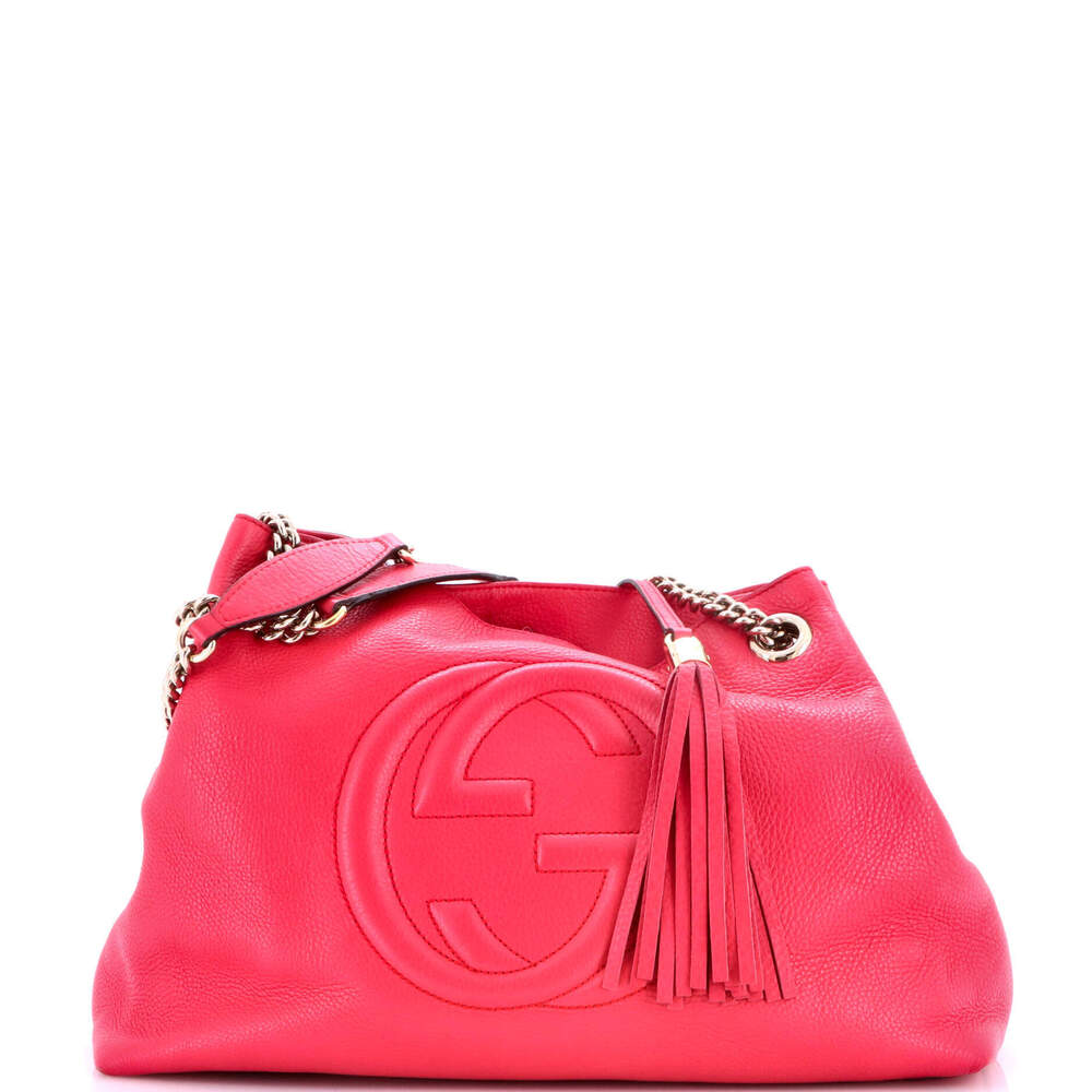 Gucci Medium Soho Chain Strap Shoulder Bag Leather